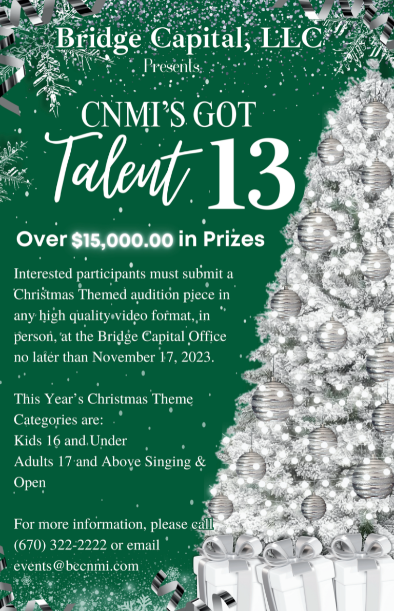 Bridge Capital presents CNMI’s Got Talent 13